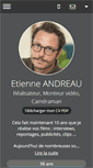 Mobile Screenshot of etienne-andreau.com
